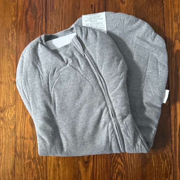 NWT Happiest Baby Sleepea Comforter Swaddle 100% Organic Cotton Graphite Sz XL - Picture 5 of 5